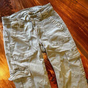 American Eagle, Cargo Pants, US 000 Regular, Sage Green